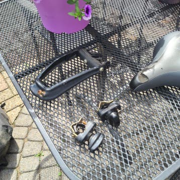 Gratis zadel bobike fietstoel bevestiging achterzitje