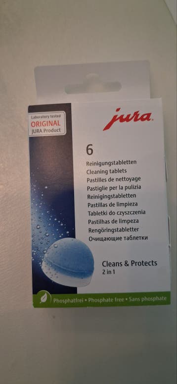 Jura Reinigingstabletten 6 stuks - Origineel Product