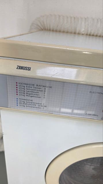 Zanussi Z 200 DRPE Luchtafvoer Wasdroger