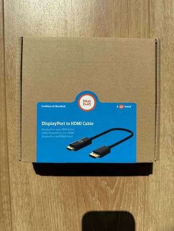 BlueBuilt DisplayPort naar HDMI Kabel 1.8M 4K Ultra HD