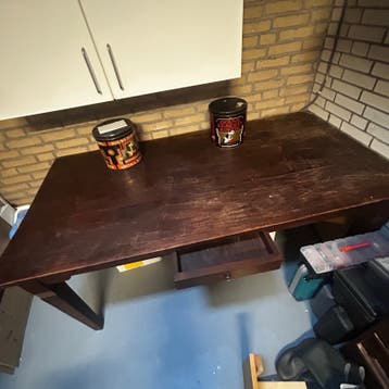 Volhouden eettafel met lade - 180x92x76 cm