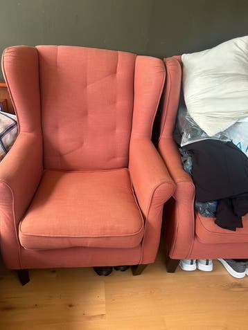 Twee comfortabele fauteuils - Gratis af te halen