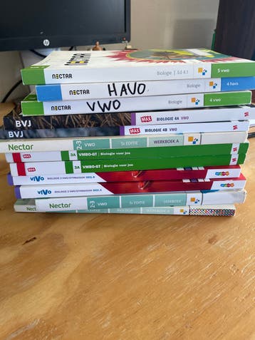 Biologie schoolboeken HAVO/VWO/VMBO-GT - Diverse niveaus