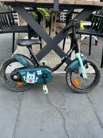 B'Twin kinderfiets met zijwieltjes