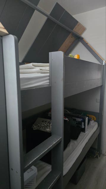 GRATIS zelfgemaakt dakbed met 2 lattenbodems