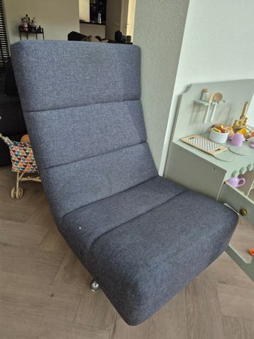 2x Draaibare Relaxfauteuils - Grijs Stof