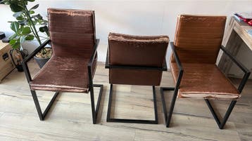 6 eettafel stoelen