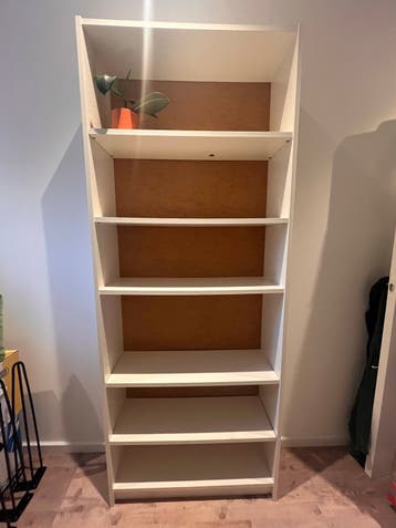 Gratis BILLY Witte Boekenkast met 6 Vakken - Gebruikt