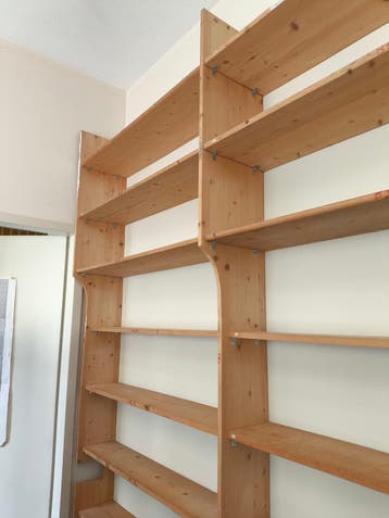 Houten Boekenkast - Grenenhout