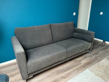Montel 2-zitsbank - Donkergrijs - 184x86 cm