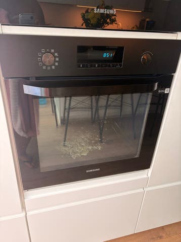 Samsung Inbouw Oven - Binnenglas kapot - Voor onderdelen