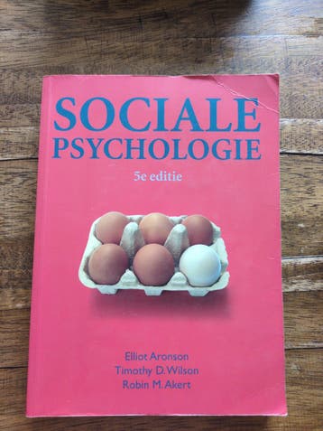 Studieboek Sociale Psychologie - 5e editie