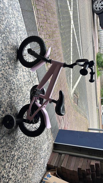 Roze, begin fiets.