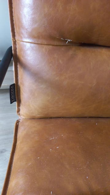Lifestyle Eetkamerstoel - Bruin Leer (Beschadigd)