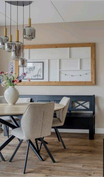Decoratief wandbord van 2 meter lang