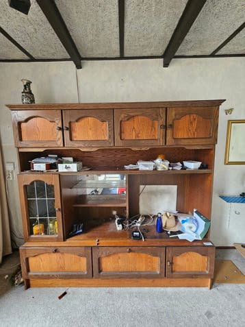 Wandmeubel 197x50x190 cm - Ruime opbergkast