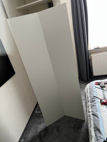 Gratis Ikea Plasta achterwand (wit)