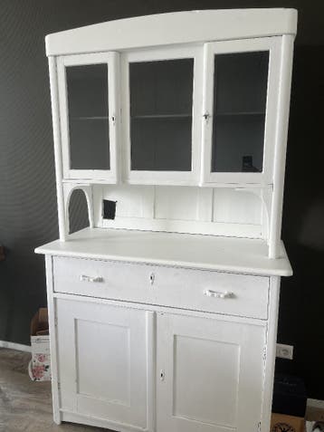 Vintage witte buffetkast / servieskast
