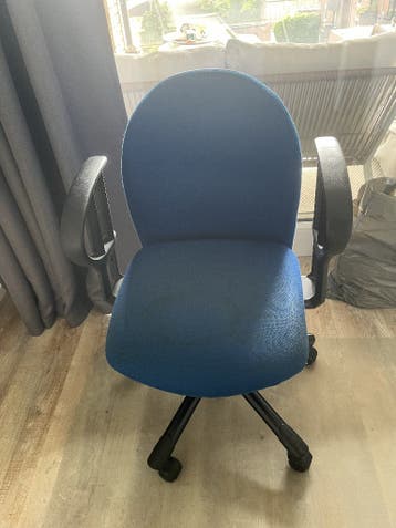 Bureaustoel blauw