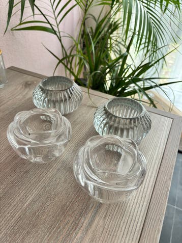 Gratis ophalen waxinelichthouders kristal