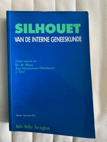 Silhouet van de Interne Geneeskunde - Studieboek