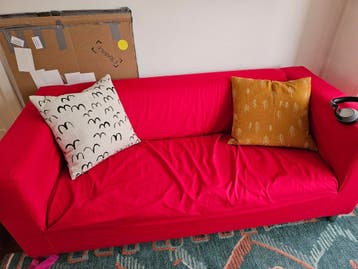 Gratis rode Ikea KLIPPAN bank