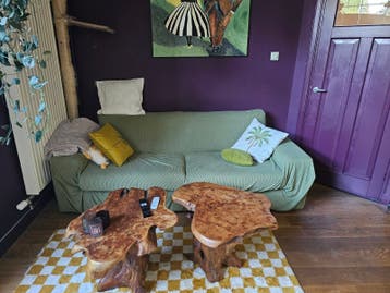 Comfortabele bank gratis op te halen