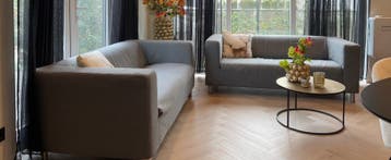 Set van 2 grijze BANKEN - Ikea Klippan - GRATIS OPHALEN!