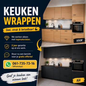 Keuken wrappen