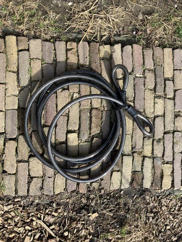 Kabelslot 5 meter brommer, boot, motor - gratis op te halen