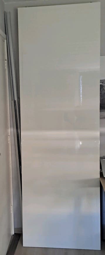 2 pax schuifdeuren (2x 75 cm) + deel bevestigingsmateriaal