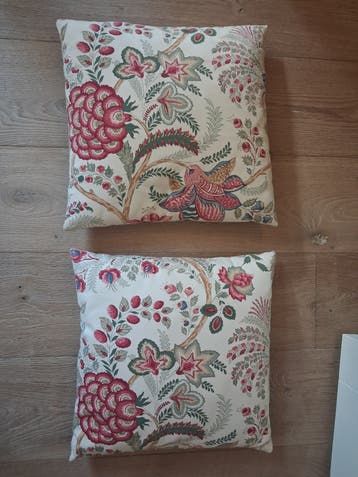 Decoratieve Kussens met Bloemenprint - Set van 2
