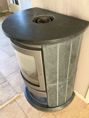 Barbas eco1050 vrijstaande gaskachel met speksteen