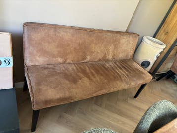 Eetkamerbank en 3 stoelen - Gebruikt, gratis of kleine bijdr