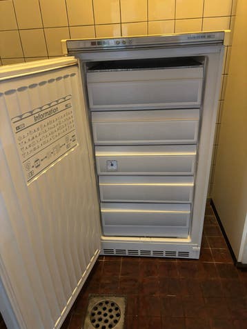 Gratis Liebherr Vriezer - Oud maar werkt goed, 5 Lades