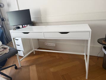 IKEA ALEX Bureau Wit - 132x58 cm