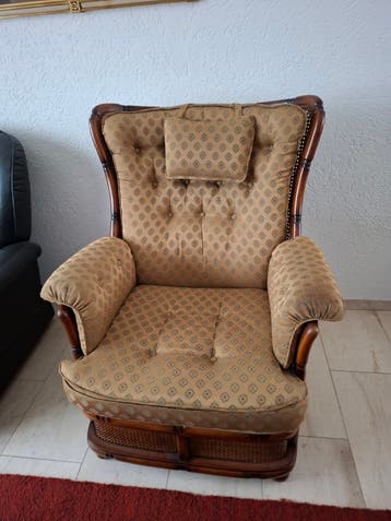 Comfortabele fauteuil met klassiek design