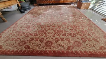 Hamadir vloerkleed, rood/beige gratis af te halen