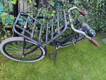 Stevige transportfiets met voordrager