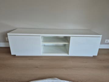 IKEA Besta tv‑meubel hoogglans wit – 160 cm