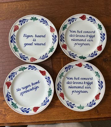 Nieuw Boerenbont servies en glazen
