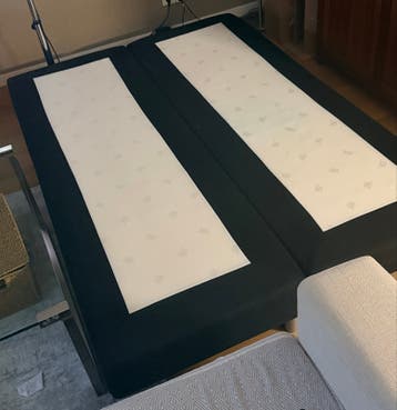 Boxspring bed 140x200 met schoon matras - Gratis af te halen