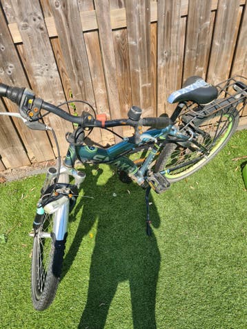Oude kinderfiets met versnellingen - ruilen voor Maltesers