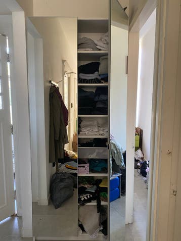 IKEA PAX kledingkast met spiegeldeuren