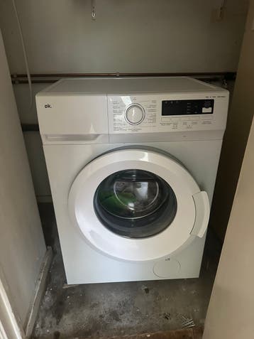 Gratis wasmachine en droger – af te halen