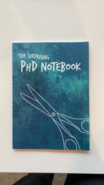 GRATIS ‘The Surprising PhD Notebook’ Engels