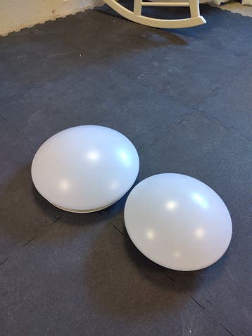 3x LED Plafondlamp gratis