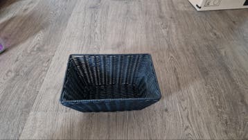 Zwart Opbergmandje