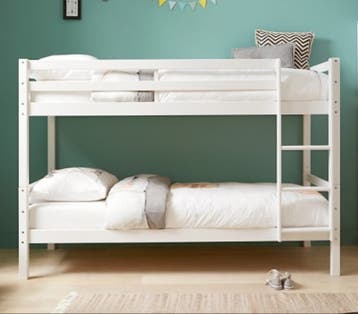 Stapelbed zonder trap