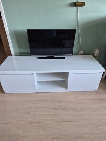 Witte TV-meubel met opbergruimte